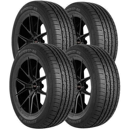 (QTY 4) 235/65R16 Aspen GT-AS 103T SL Black Wall Tires
