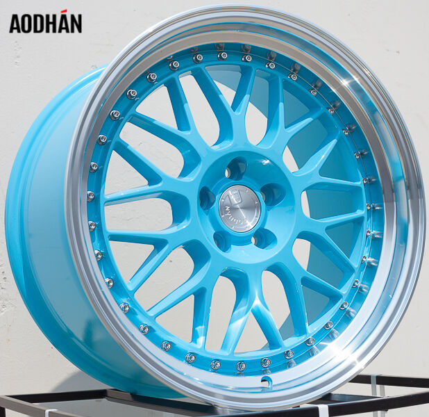 Aodhan Ah02 18X9.5 5X114.3 Et35 Tiffany Blue Rims(Set Of 4)