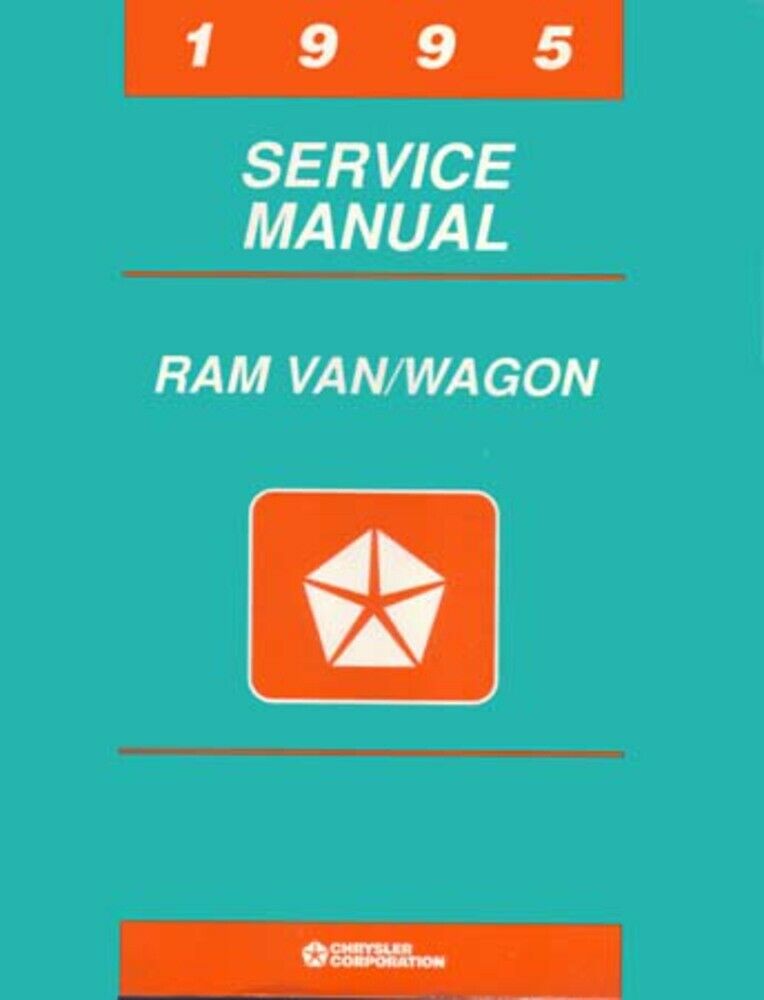 1995 Dodge Ram Van Shop Service Repair Manual Book Engine Drivetrain Electrical