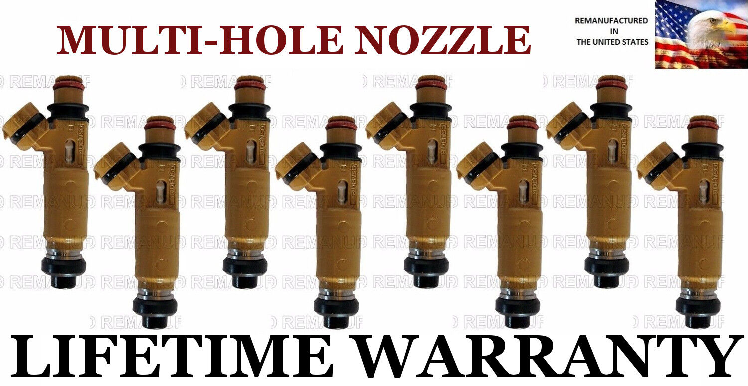 BEST UPGRADE Genuine DENSO Set Of 8 Fuel Injectors for 4RUNNER TUNDRA LX470 4.7L
