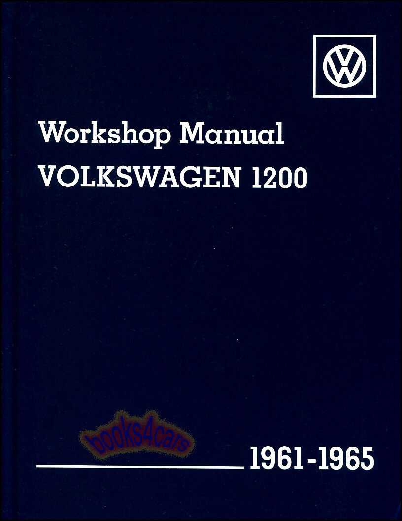 BEETLE GHIA SHOP MANUAL SERVICE REPAIR VOLKSWAGEN KARMANN BOOK VW WORKSHOP