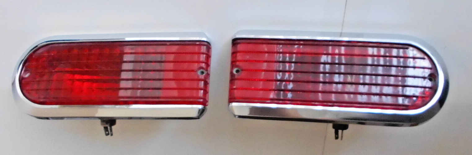 1965 RAMBLER AMERICAN, ROGUE PAIR OF WORKING TAIL LIGHTS w/ LENSES. 65 AA.
