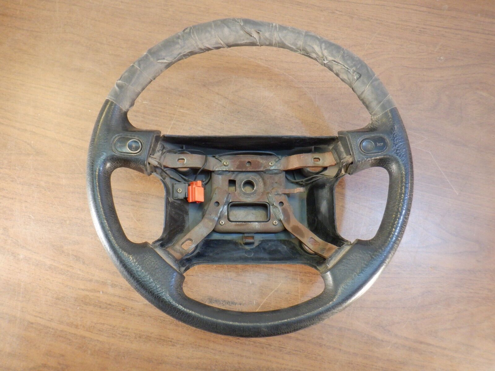 #2 Miatamecca Used Vinyl Steering Wheel Fits 90-97 Miata MX5 Mazda NA0132980D 