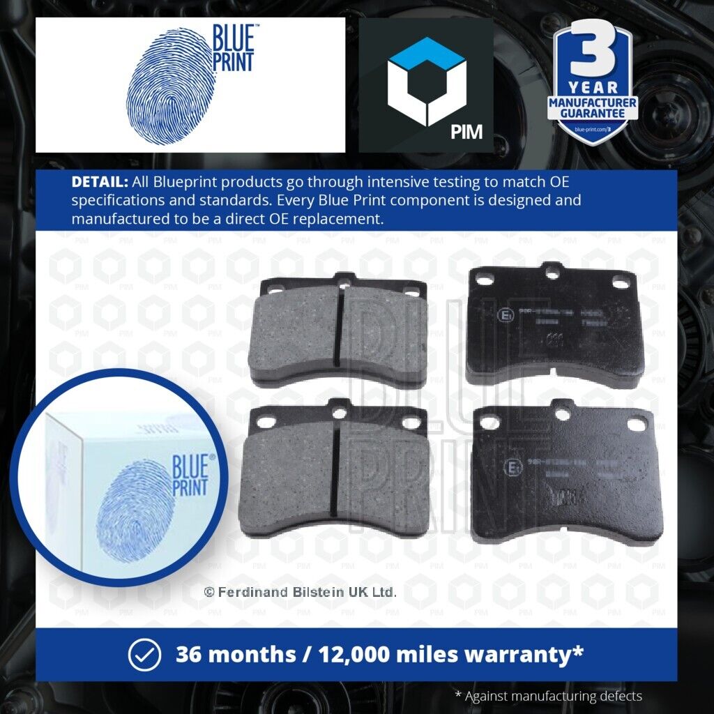 Brake Pads Set fits PERODUA NIPPA 8 Front 94 to 02 ED10 Blue Print 0449187227