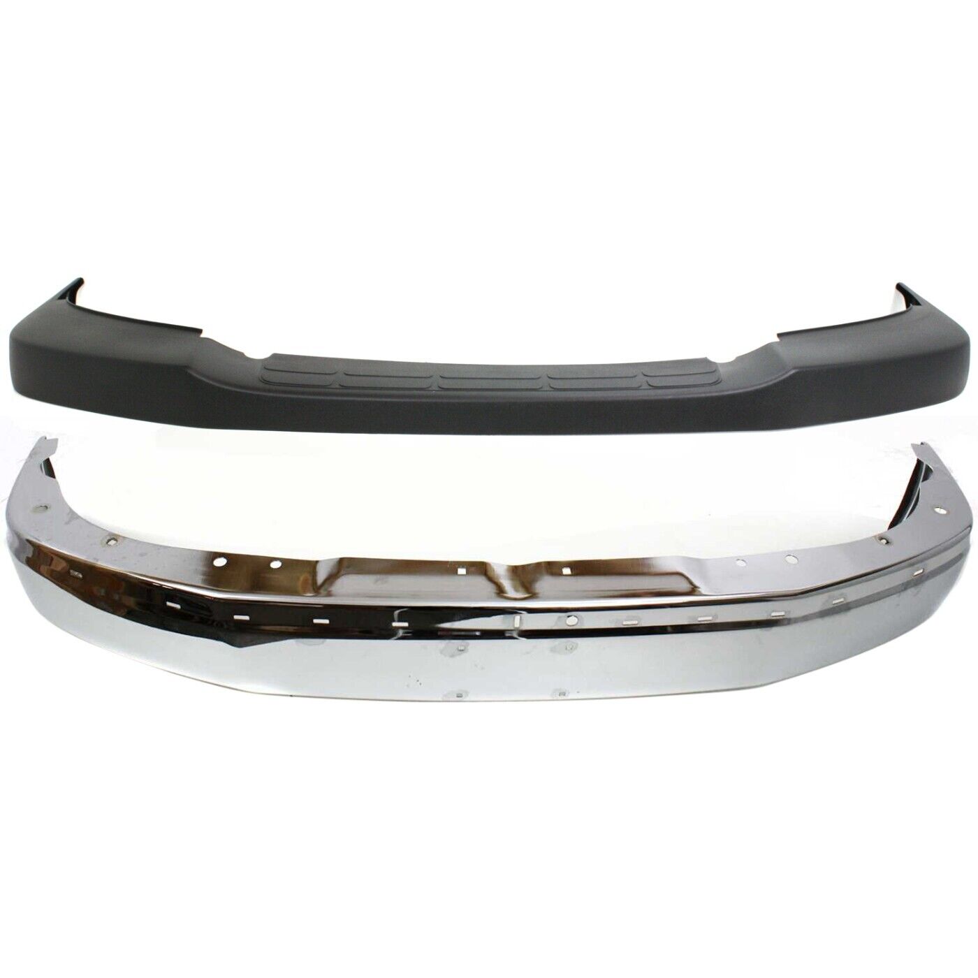 Bumper Kit For 03-21 Chevy Express 2500 3500 Front Chrome with Bumper Cover
