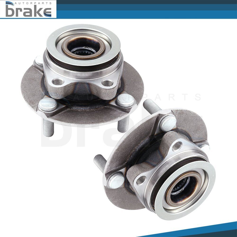 2 Front Wheel Hub Bearing For Nissan Cube 2009 2010 2011 2012 2013 2014 FWD ABS