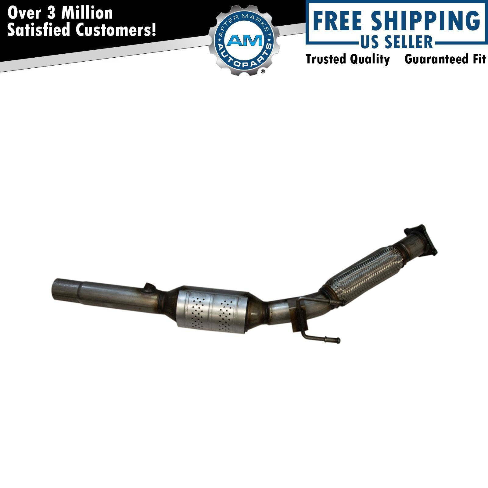 Front Engine Exhaust Catalytic Converter with Pipe for VW Jetta Rabbit L5 2.5L