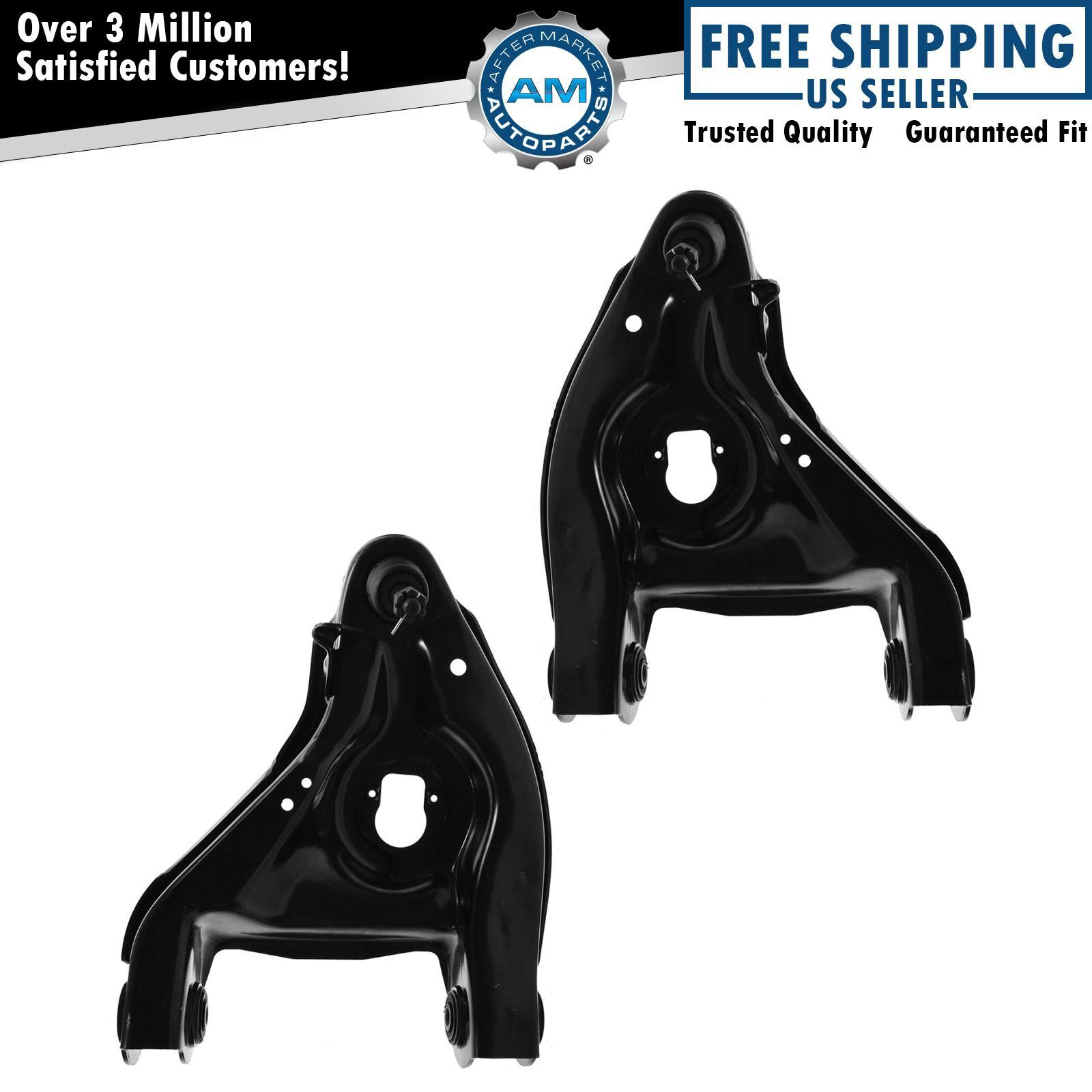 Front Lower Control Arms Left/Right Pair Set for Chevy GMC Pickup Truck 2WD 2x4