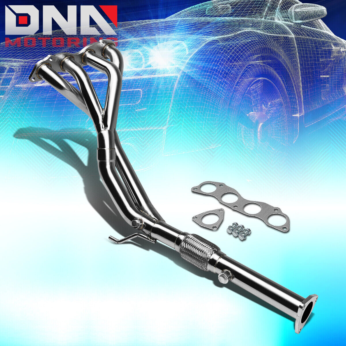 STAINLESS STEEL 4-2-1 TRI-Y HEADER FOR 06-11 CIVIC Si 2.0 l4 EXHAUST/MANIFOLD