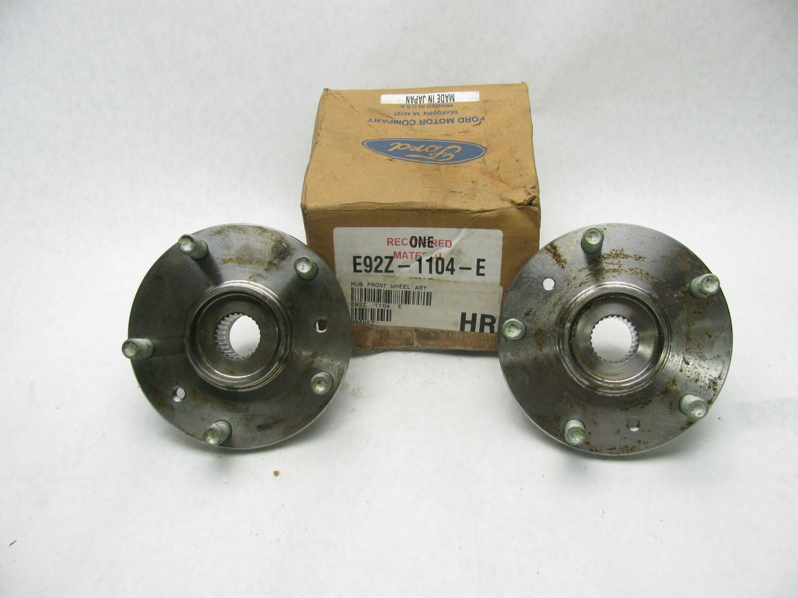 (x2) OEM Ford Front Wheel Hub E92Z-1104-E For 1989-1992 Ford Probe 2.2L