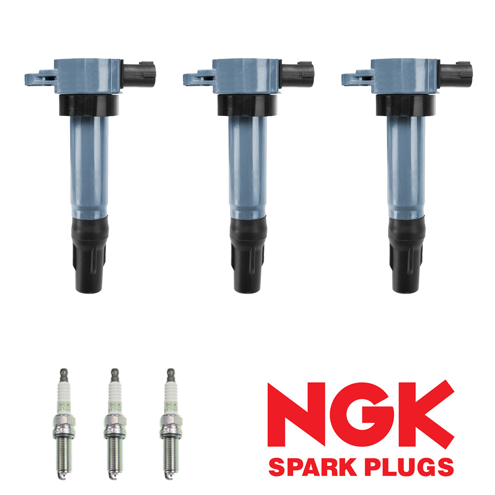Ignition Coil & NGK Platnium Spark Plug for 2008-2015 Smart Fortwo 1.0L L3UF681