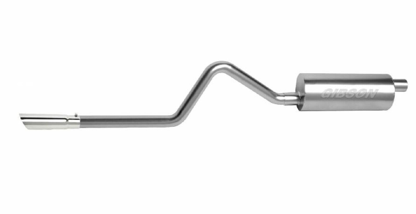 Gibson 612500 Polished Stainless Single Exhaust System for 03-06 Hummer H2 6.0L