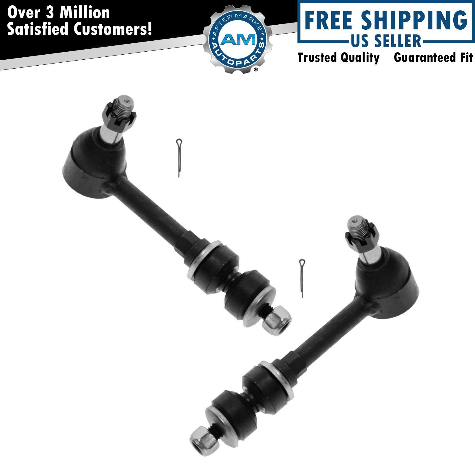 Front Sway Stabilizer Bar End Link Pair Left & Right For Dodge Ram Pickup 4x4
