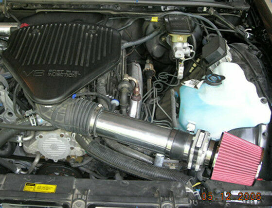 BCP RED 94-96 Impala Fleetwood Roadmaster 4.3L 5.7L Cold Air Intake + Filter