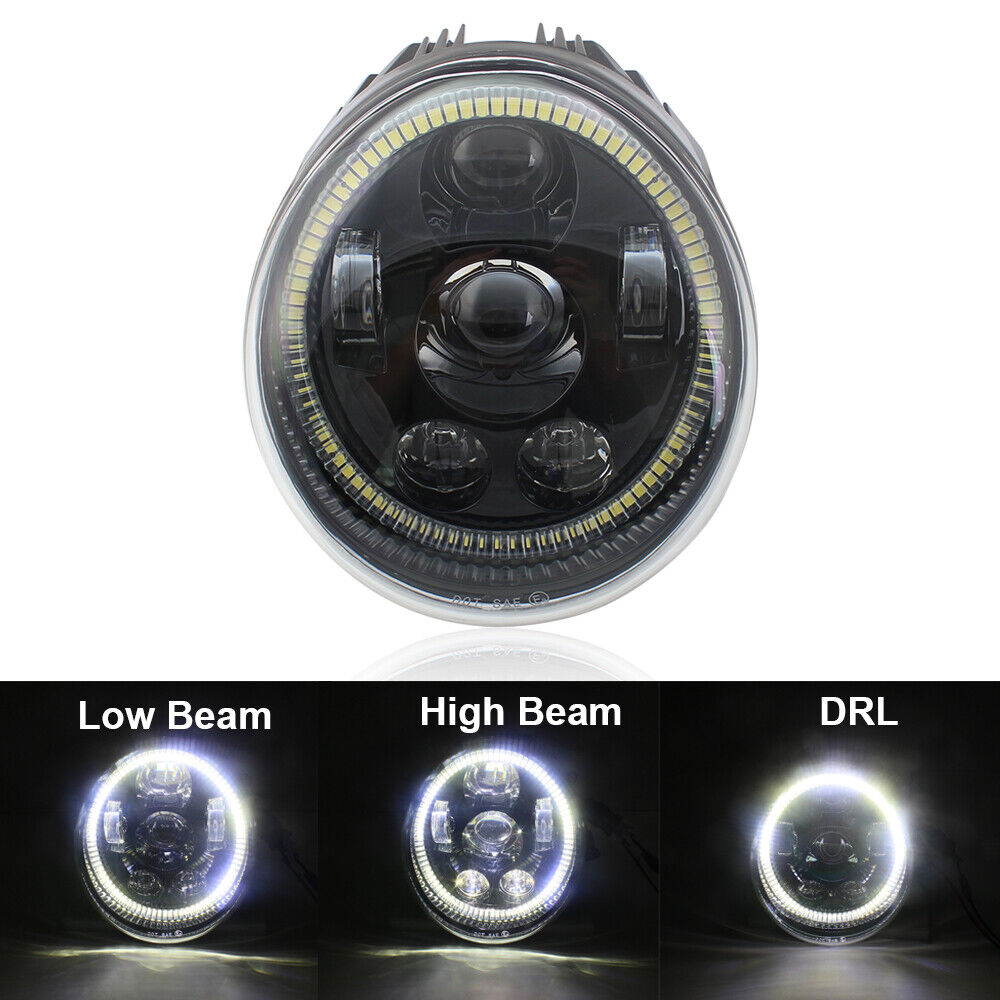 For V-ROD HALO LIGHTS DRL LED CONVERSION HEADLIGHT VRSC MUSCLE LED LIGHTS