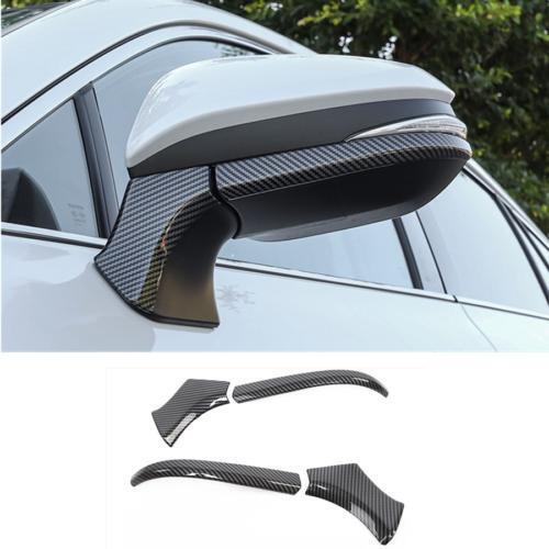 For Toyota Venza 2021-2023 Carbon Fiber Rear View Side Door Mirror Strip Cover