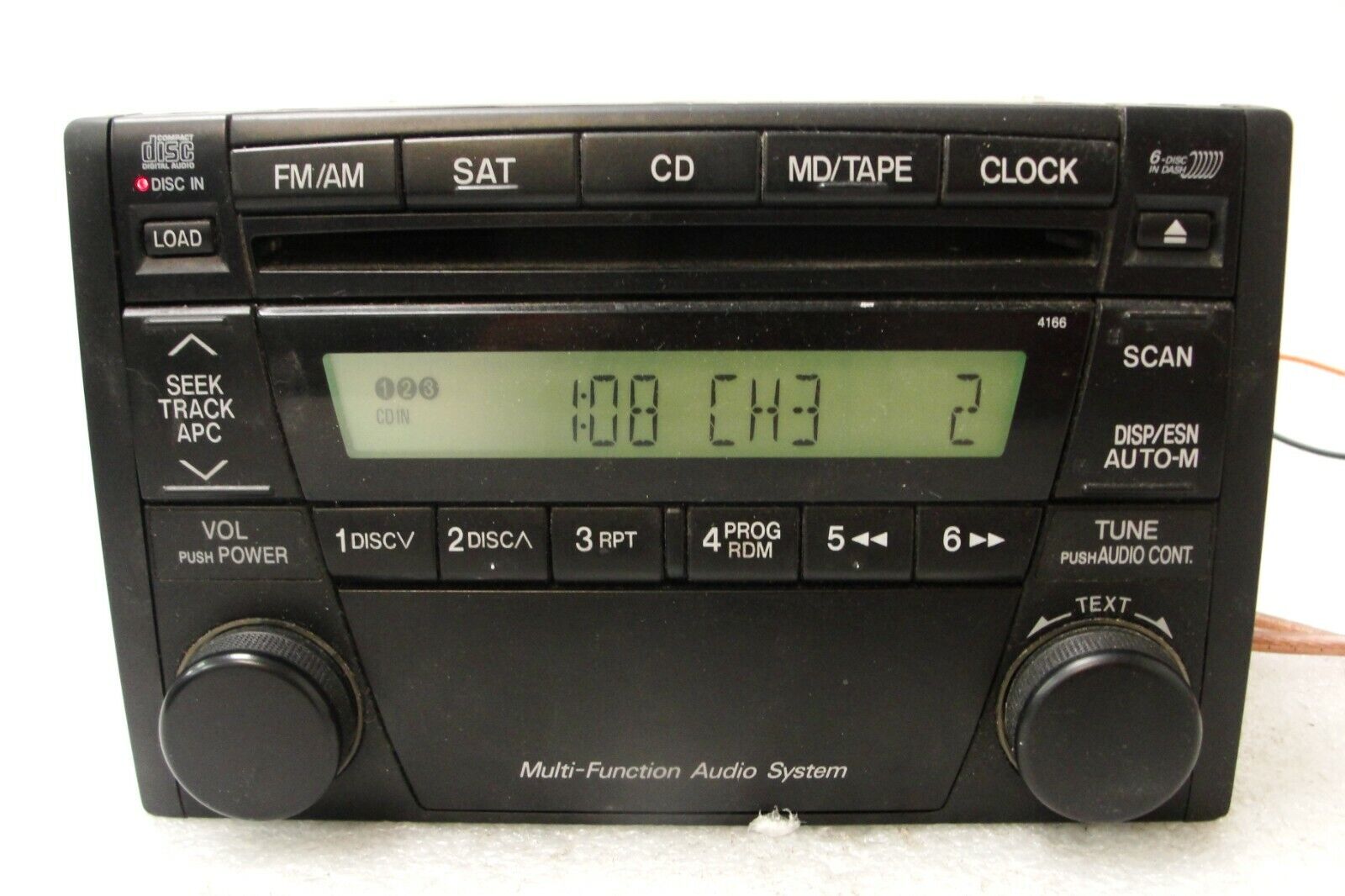 Mazda 626 Protoge Tribute Miata OEM AM/FM radio tuner 6 disc CD changer 01-06