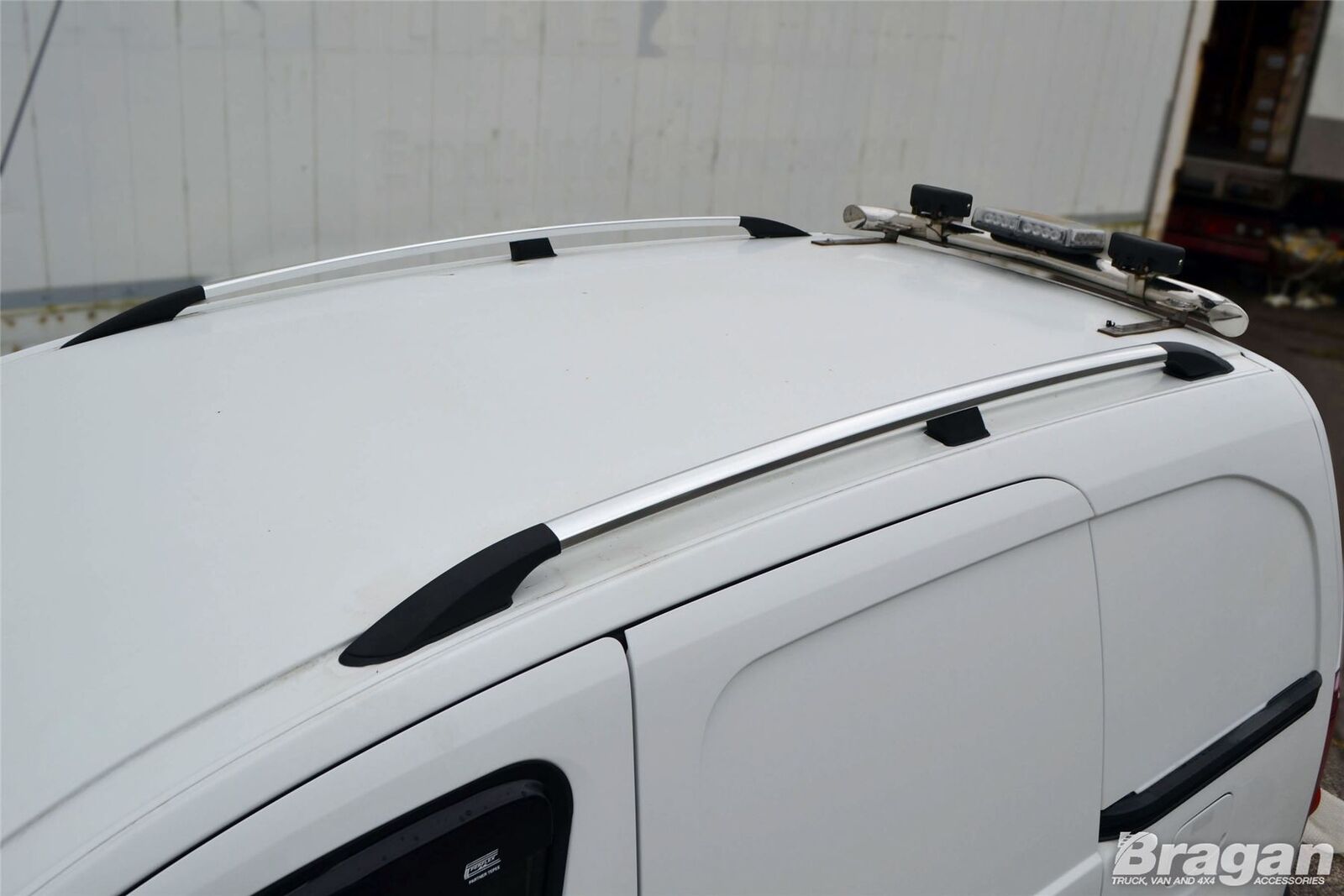 Roof Rails For Fiat Doblo 2010+ SWB Van Top Aluminium Metal Rack Styling Bars