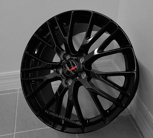 New C7 Z06 Style Gloss Black Corvette wheels 19/20