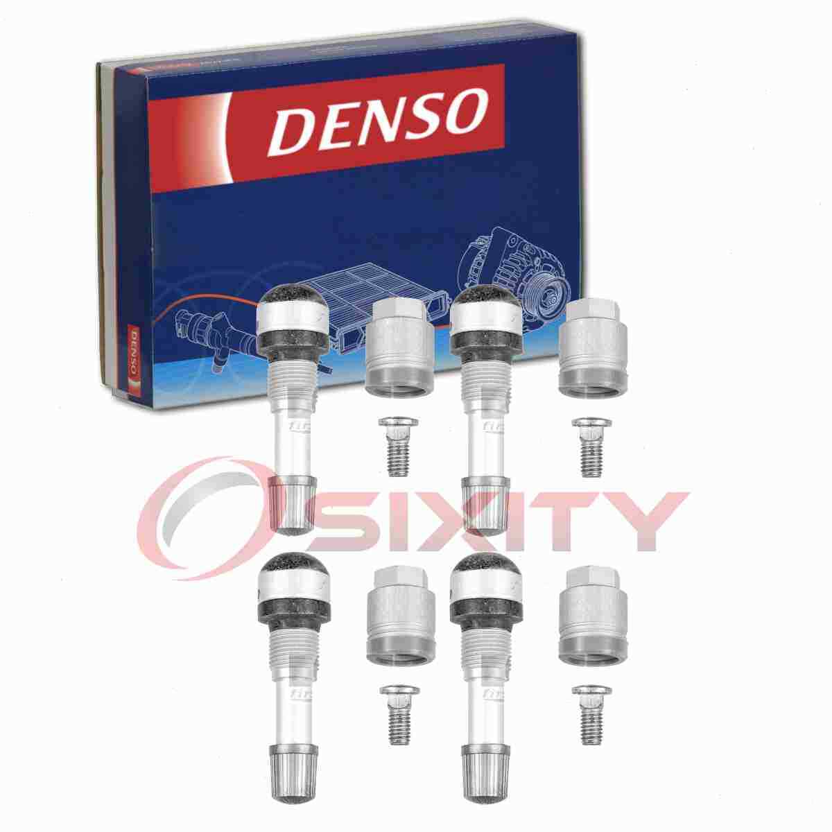 4 pc Denso TPMS Sensor Service Kits for 1999 BMW 323is Tire Pressure nk