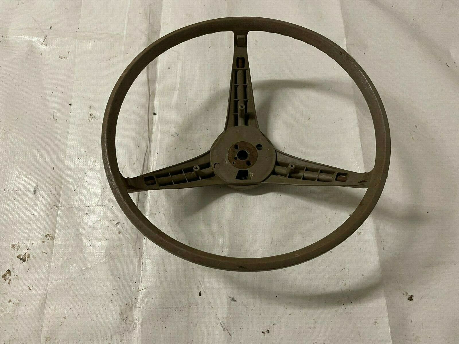 1971-1974 Mopar Steering Wheel A & B Body Tan Plymouth Dodge Super Bee