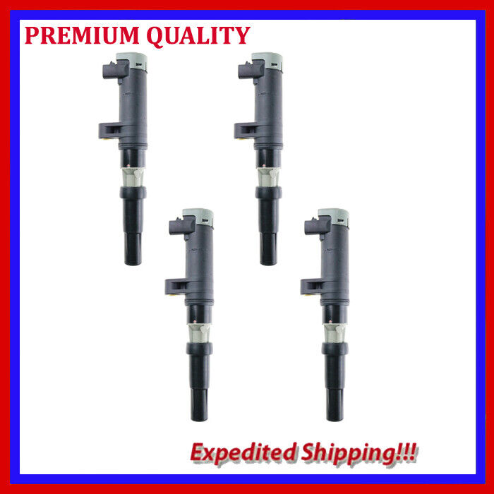 4PC IGNITION COIL JNS653 for RENAULT KANGOO 1.6L L4 2010