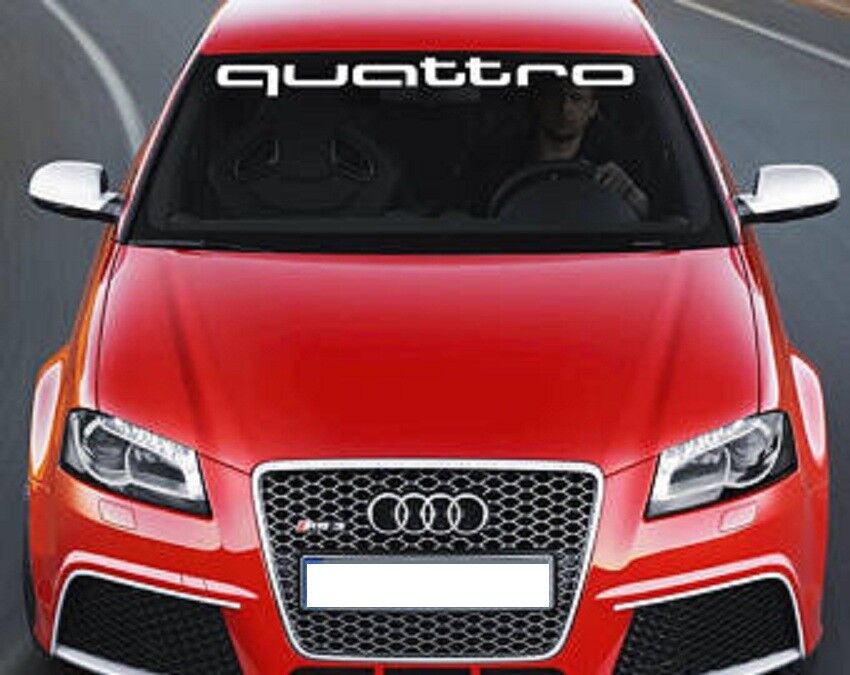 Sticker Quattro for Audi sticker decal RS S line S3 S4 S5 S6 S7 S8 TT RS Q5 Q7 