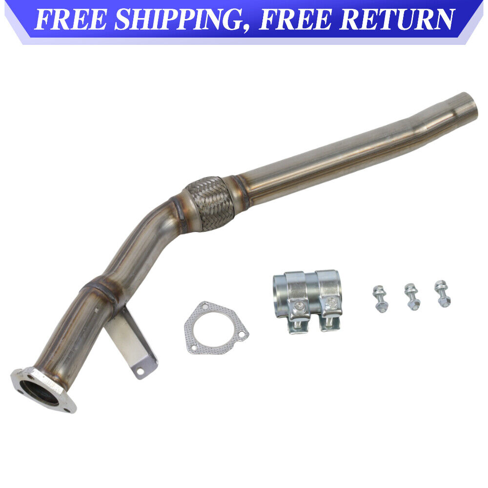 Front Flex Exhaust Pipe fits: 2005-2009 Audi A4 2.0L 2WD Automatic Transmission