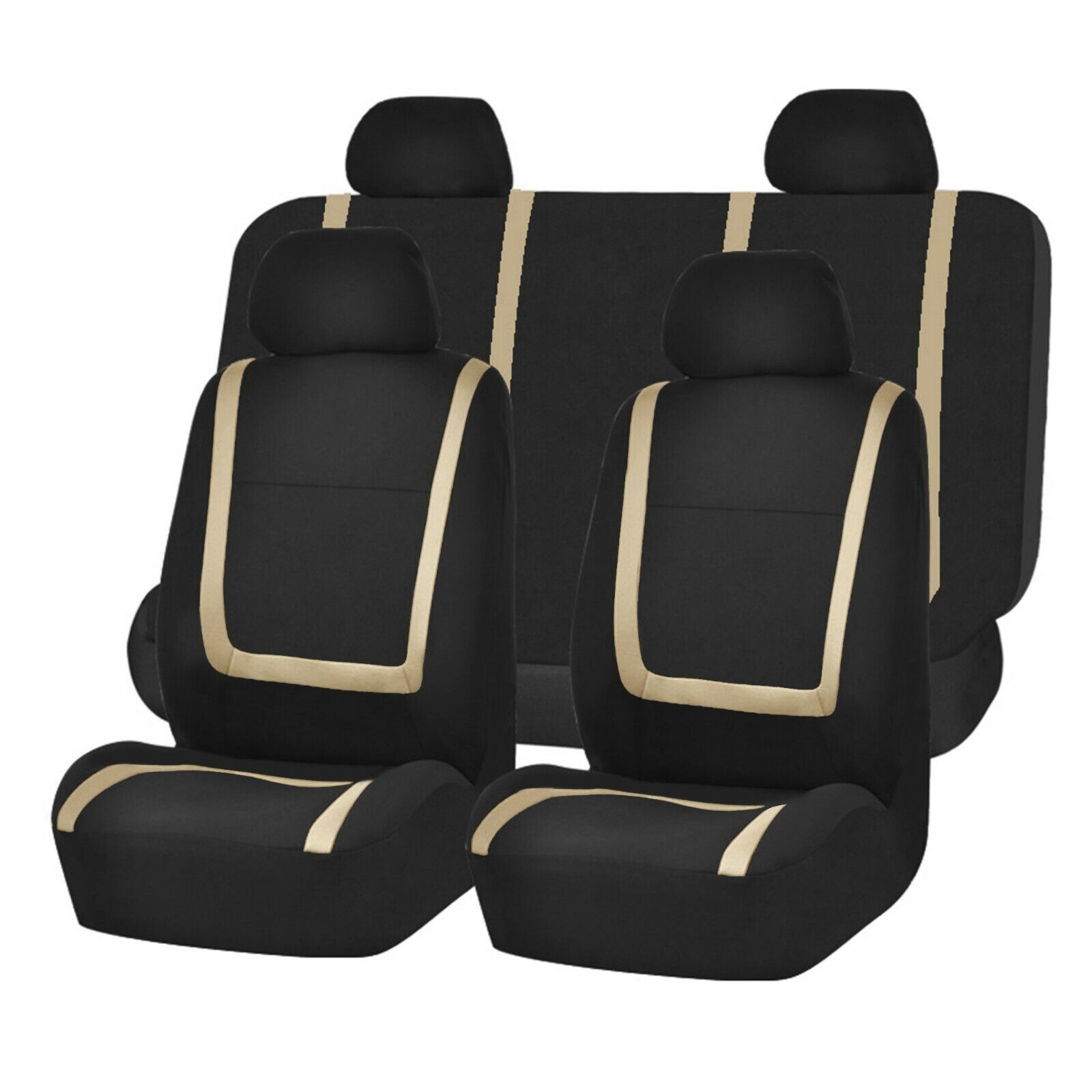 Universal Polyester Auto Seat Covers for Cars, Trucks, SUVs, and Vans