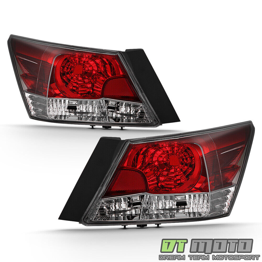 For 2008-2012 Honda Accord Sedan Tail Lights Brake Lamps Replacement Left+Right