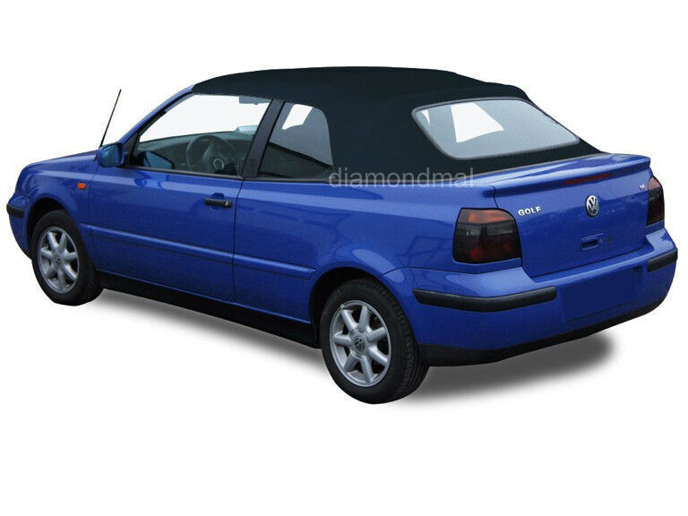 Fits VW Volkswagen Golf Cabrio Cabriolet 1995-01 Convertible Soft Top Blue cloth