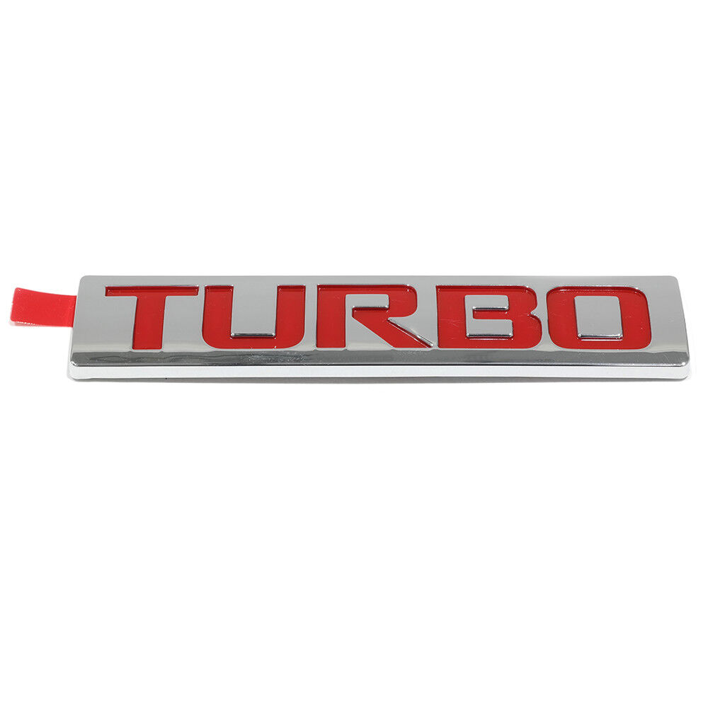 OEM NEW Liftgate Turbo Emblem Badge Chrome & Red 12-18 Chevrolet Sonic 94550817