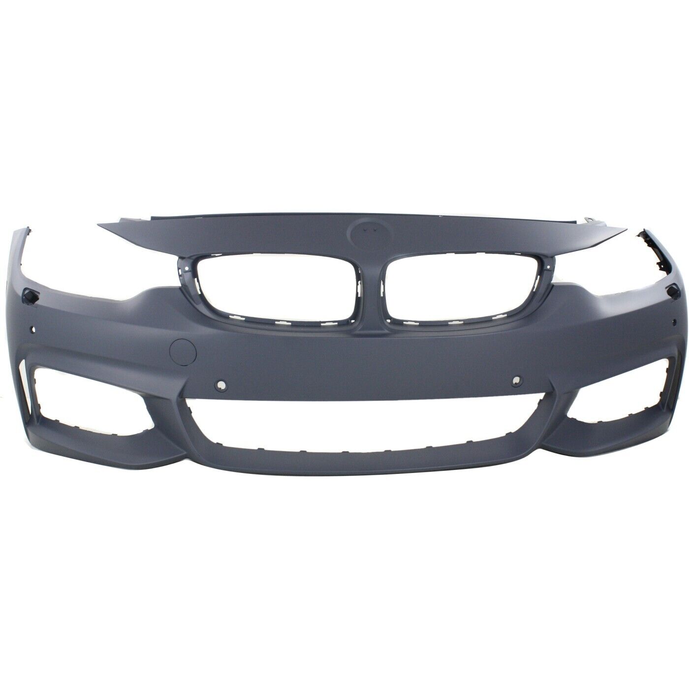 Front Bumper Cover For 2014-2016 BMW 428i w/ M Sport/HLW Holes/PDC Sensor/IPAS