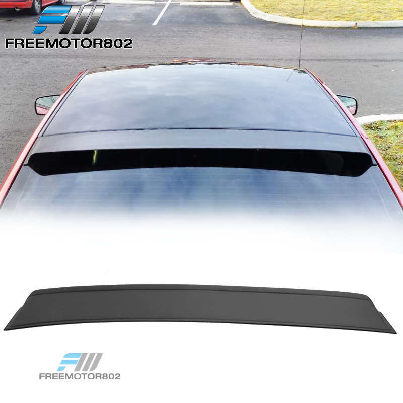 Fit 05-14 Ford Mustang Rear Window Roof Visors Rain Sun Guard Spoiler Deflector