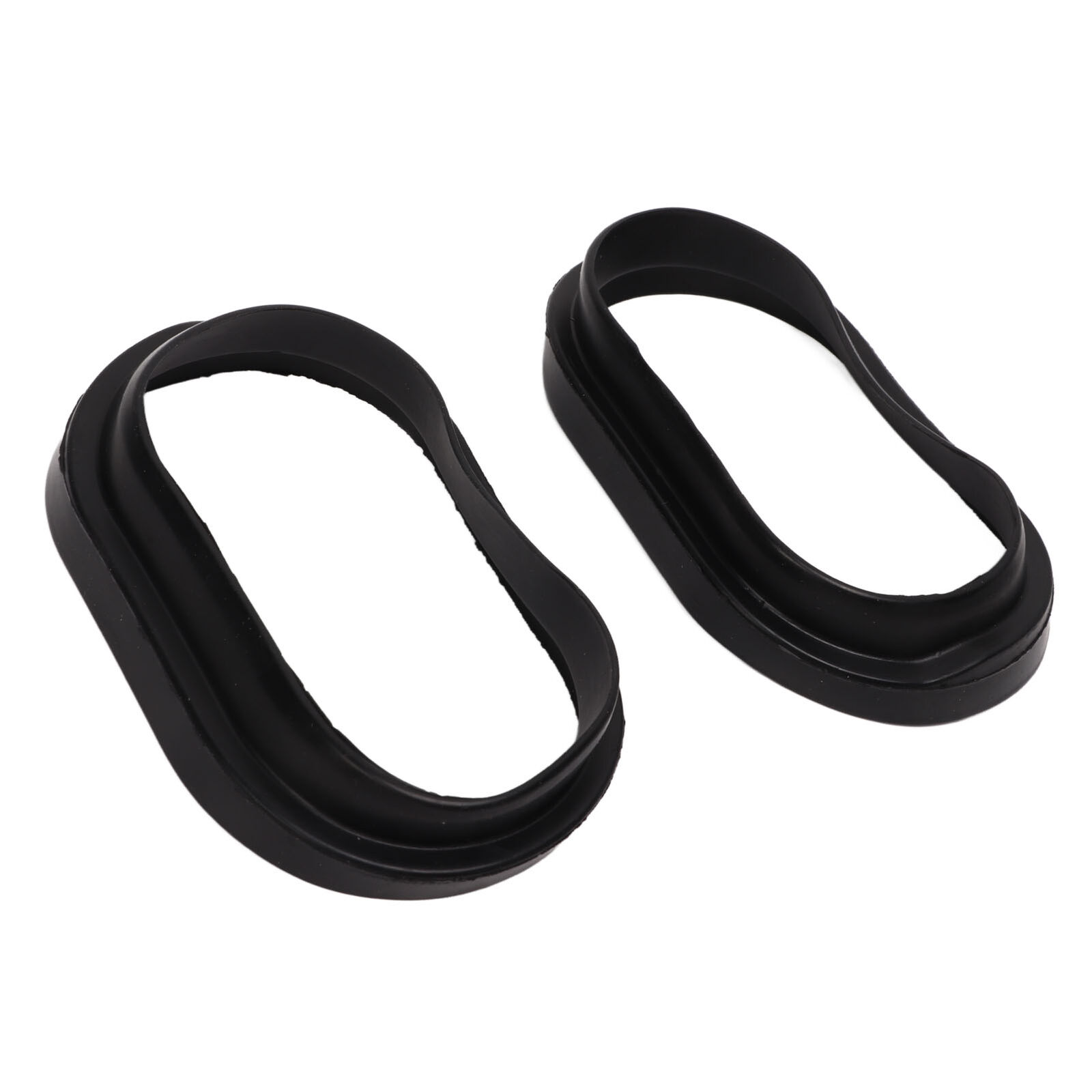 * 2 Pcs Air Intake Tube Duct Rubber Boot Inlet Pipe Seal For GSXR 600 750