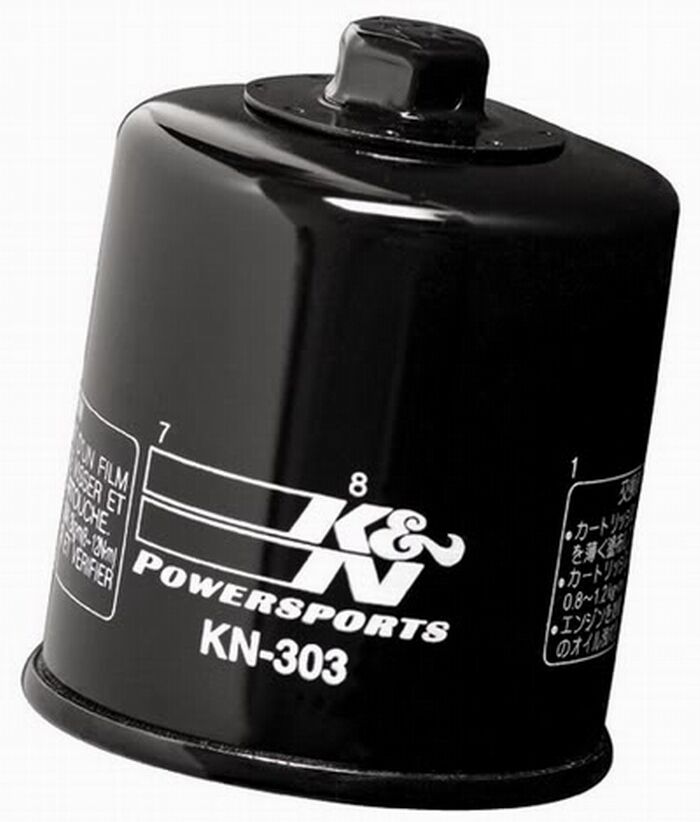K&N Oil Filter KN-303 - ER6 Z650 ZX6 ZX10 ZX14 Z1000 R1 R6 FZ6 XV1900 VTR RC51 
