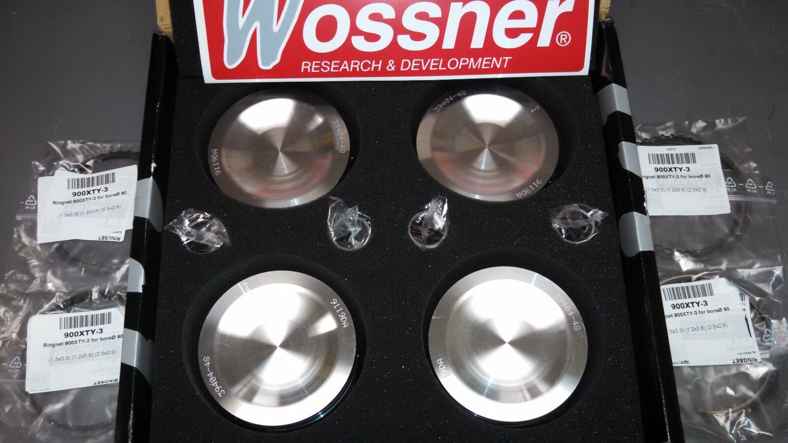 Wossner Forged pistons Opel Astra / Calibra / Kadett / Vectra GSI 2.0Ltr. 16V