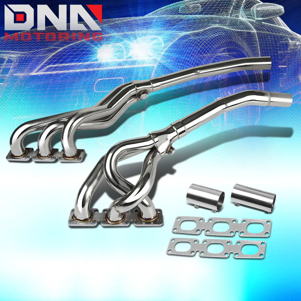 STAINLESS STEEL HEADER FOR 92-99 BMW E36 3-SERIES 2.8/3.2L l6 EXHAUST/MANIFOLD