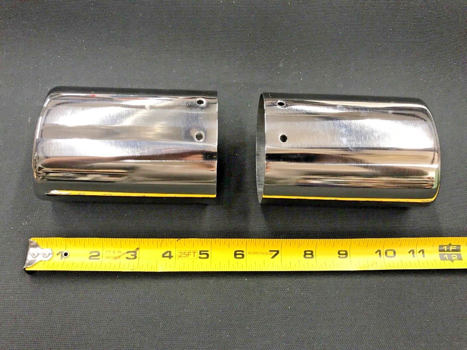 NEW 2000-2006 CADILLAC STS CHROME Dual EXHAUST TIPS (One Pair)