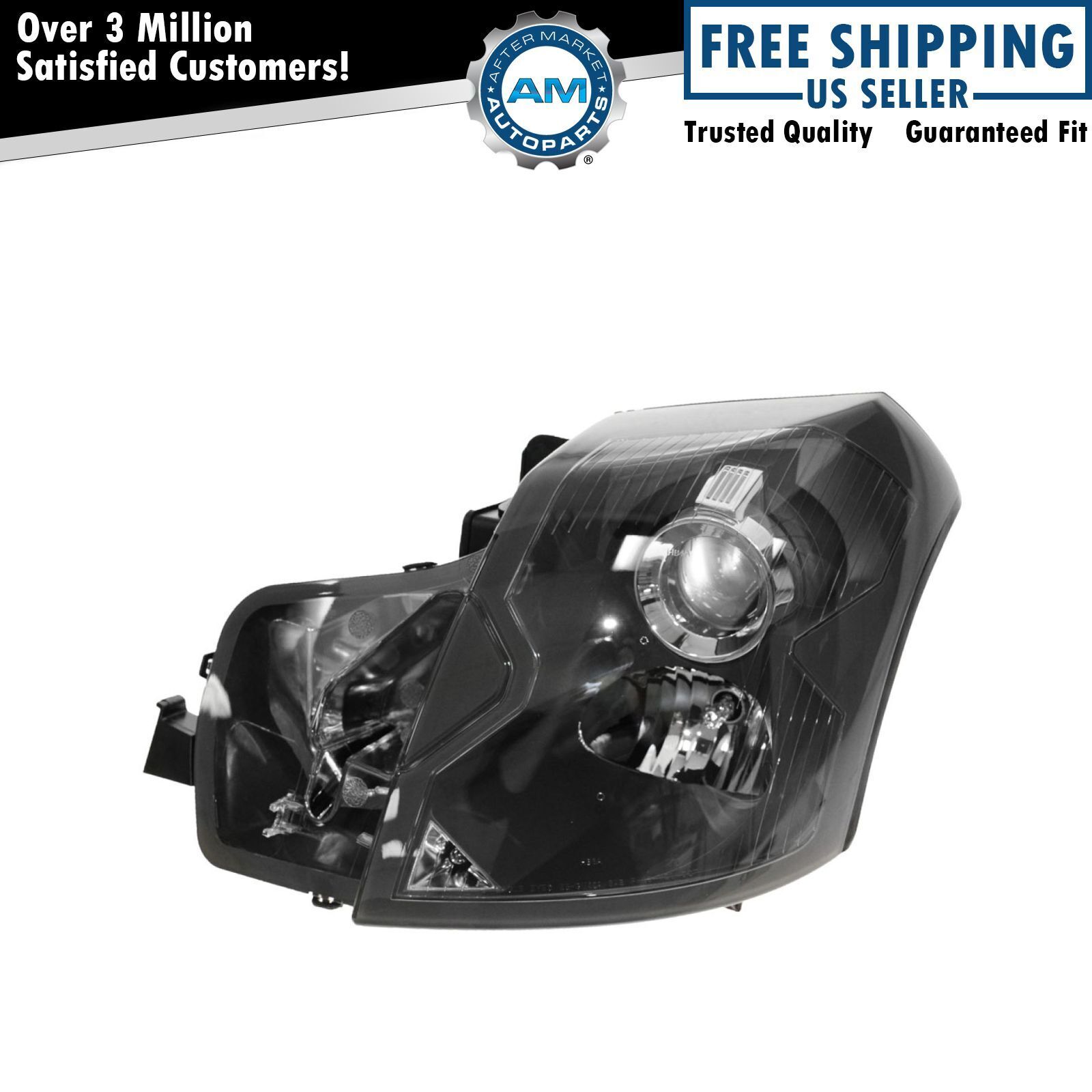 Left Headlight Assembly Halogen For 2003-2007 Cadillac CTS GM2502242
