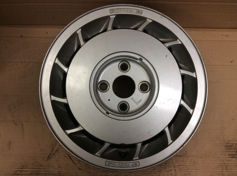 88 89 Accord Lxi Left Aluminum Wheel Rim 14x5-1/2JJ 12 Spoke Used OEM