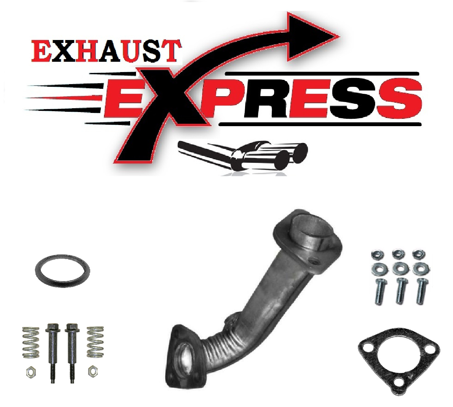2001 2002 2003 MAZDA PROTEGE 2.0L DIRECT FIT FRONT PIPE + GASKETS