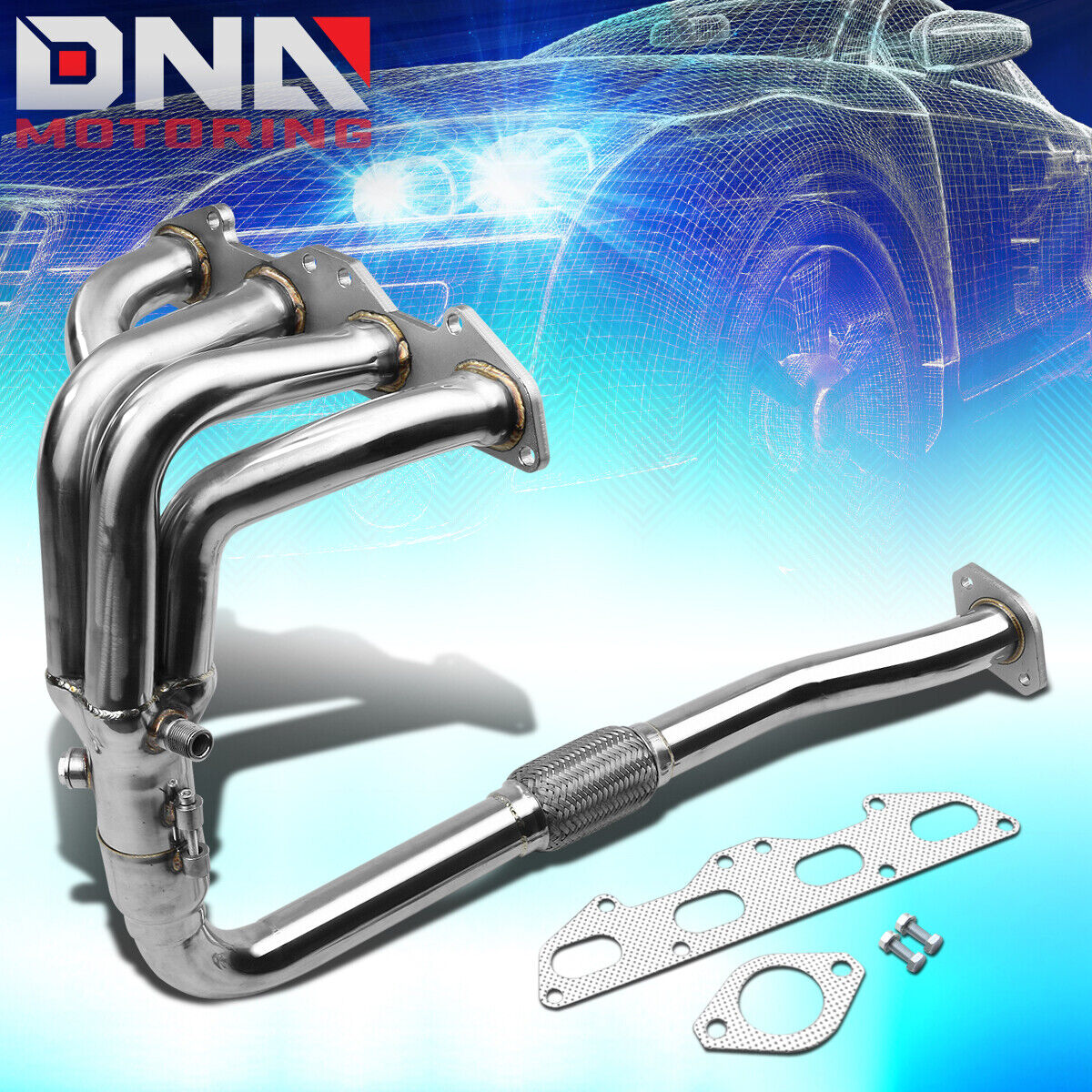 STAINLESS 4-1 HEADER FOR 95-99 MIT ECLIPSE 2G 2.0L NON-TURBO EXHAUST/MANIFOLD