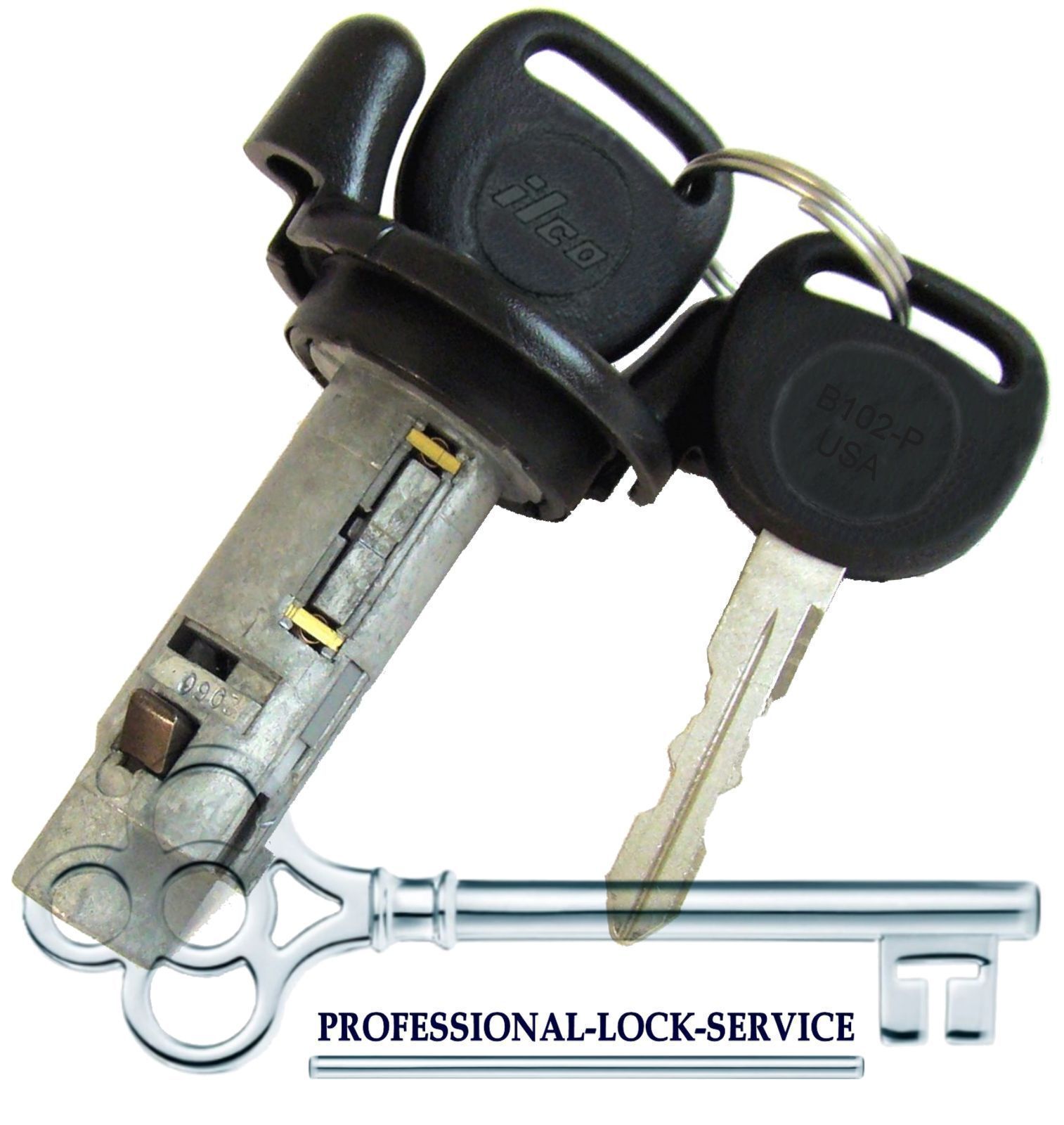 Chevy Silverado 99-02 New Body Ignition Key Switch Lock Cylinder Tumbler 2 Keys