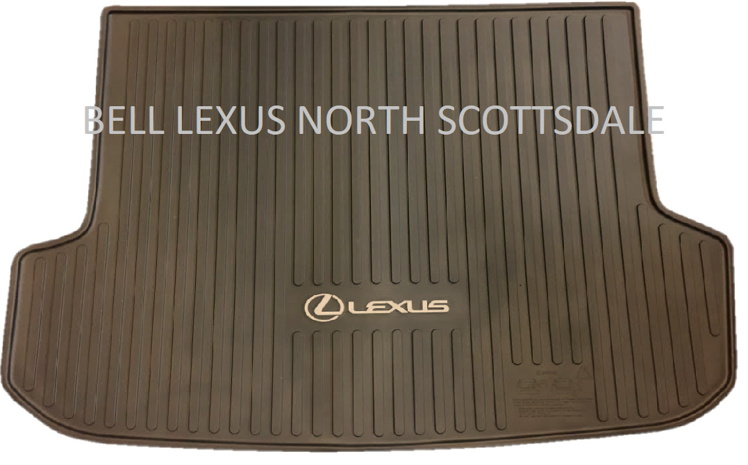 LEXUS OEM FACTORY ALL WEATHER REAR CARGO MAT 2016-2021 RX350 RX450H (BROWN) 