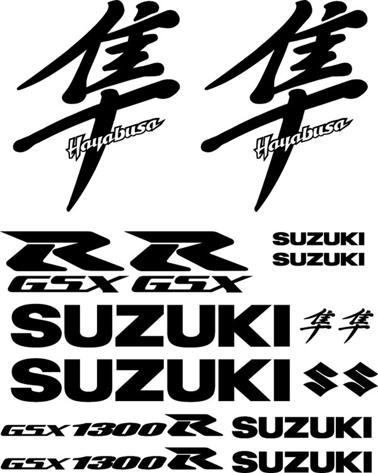 Suzuki Hayabusa 1300 R Decals Graphics Stickers 1300R
