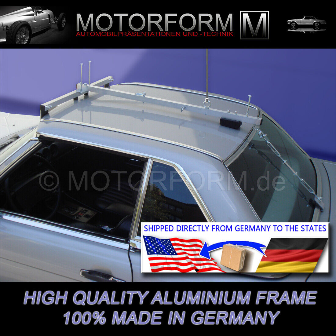 Hardtop hoist for Mercedes 107 SL 380SL 560SL lifting system - MADE IN GERMANY