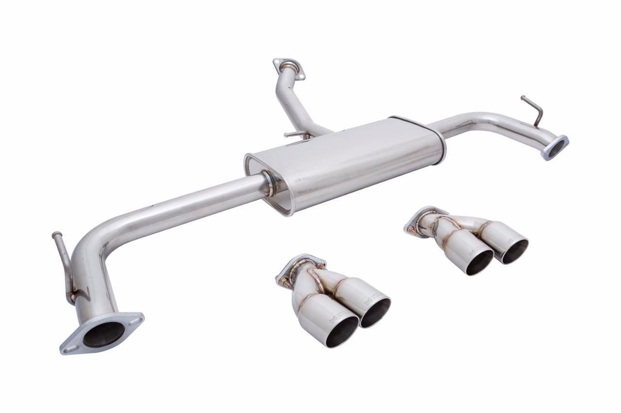 MEGAN QUAD STAINLESS STEEL TIPS AXLE BACK EXHAUST FOR 15-UP LEXUS NX200t