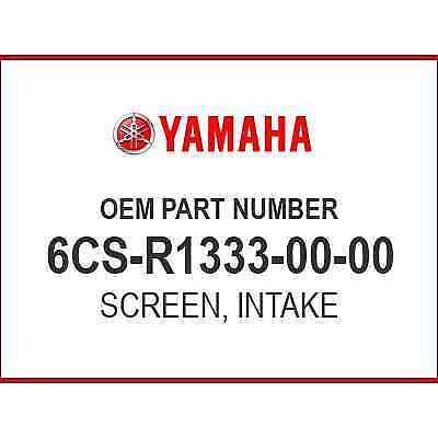 Yamaha SCREEN, INTAKE 6CS-R1333-00-00 OEM NEW