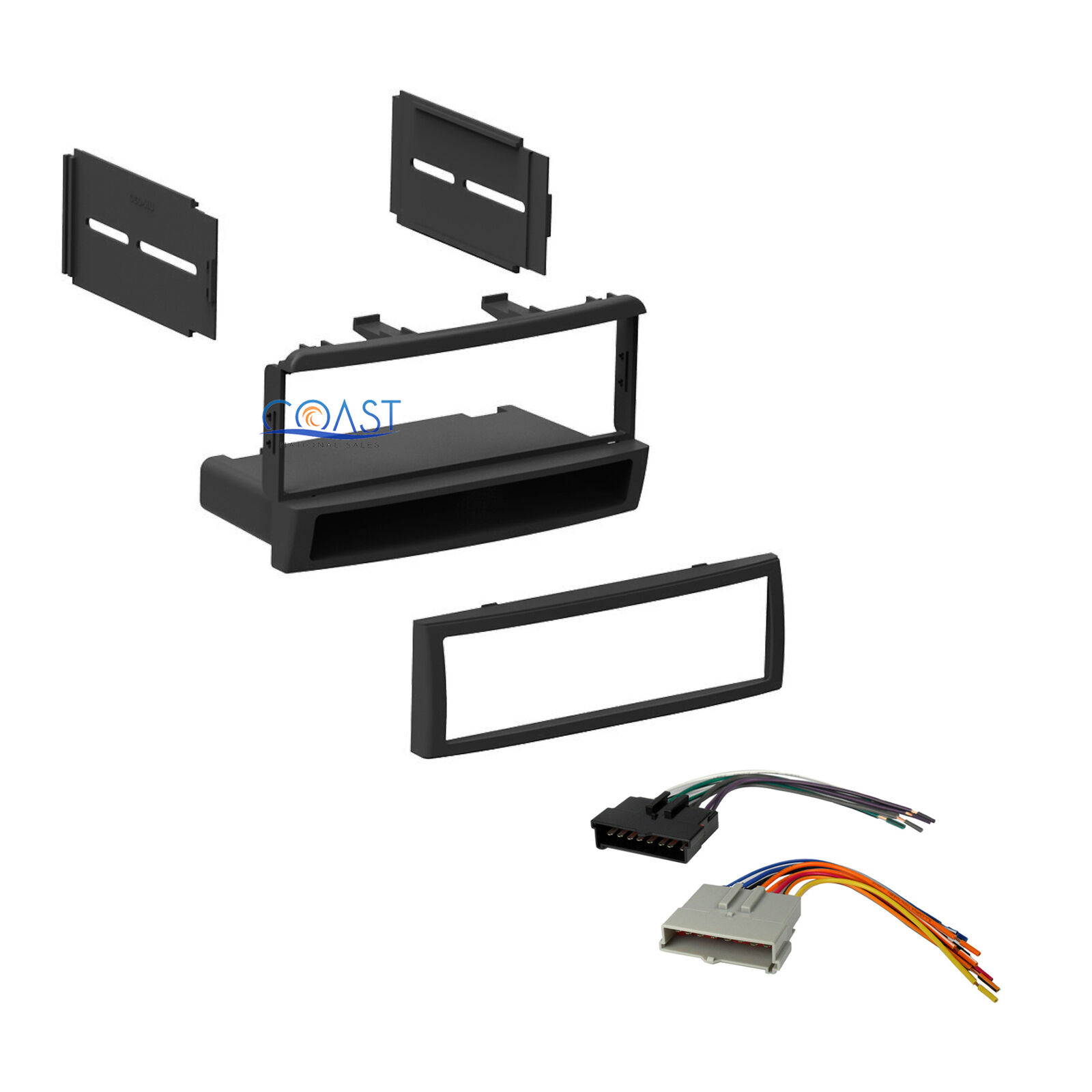Single DIN Install Car Stereo Dash Kit for 1999-2004 Mercury Cougar/ Ford Focus 